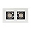 Spectrum LED Spectrum - Moderne plafondspot GU10 tweevoudig wit