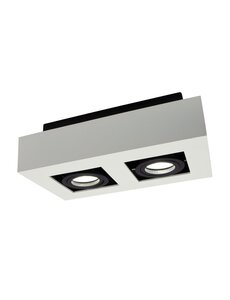 Spectrum LED Moderne plafondspot wit GU10 2 spots