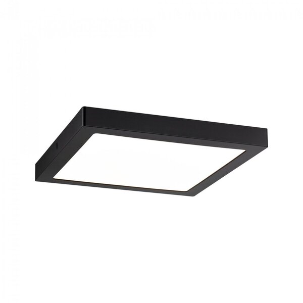 Paulmann Paulmann LED paneel opbouw 22 Watt vierkant 30cm mat zwart 4000K