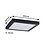 Paulmann Paulmann LED paneel opbouw 22 Watt vierkant 30cm mat zwart 4000K