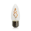 Luxar LED Filament E27 Kaarslamp dimbaar Amber 2W 2200K