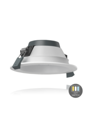 Luxar LED Downlight CCT-Switch 12,5W Wit - 14,3 cm