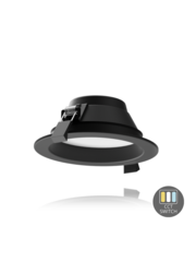 Luxar LED Downlight CCT-Switch 11W Zwart - 13,4 cm