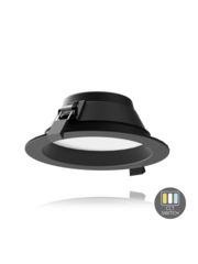 Luxar LED Downlight CCT-Switch 13W Zwart - 16,5 cm