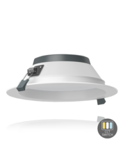 Luxar LED Downlight CCT-Switch 19W Wit - 23 cm