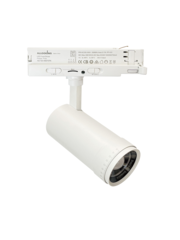 Luxar Witte 3 Fase Railspot met Zoomlens & CCT-Switch
