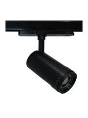 Luxar Zwarte 3 Fase Railspot met Zoomlens & CCT-Switch
