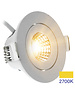 EcoDim LED Inbouwspot IP54  2700K dimbaar Wit kantelbaar