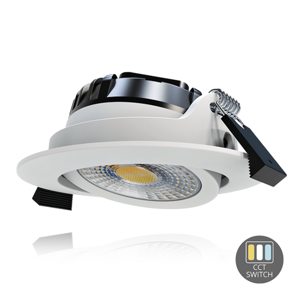 Luxar LED Inbouwspot  6W Dimbaar Wit White-Switch IP65