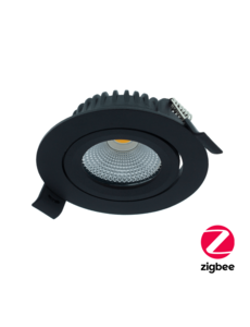 Luxar IP54 LED inbouwspot 5W RGB+CCT Zwart