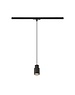 SLV SLV 1 fase rail pendel spot GU10 Tube zwart