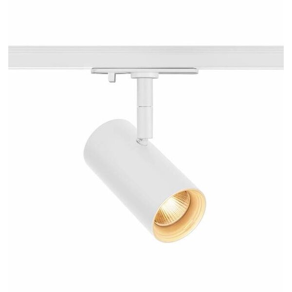 SLV SLV NOBLO 1 fase rail LED spot mat wit 8,4W Dim to Warm 36°