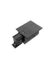 Luxar Inbouw 3 Fase Power Connector Links Zwart