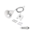 Luxar Luxar 3-Fase Rail DALI Pendelset 1,5m Wit