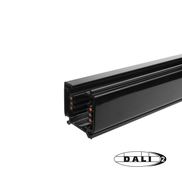 Luxar Luxar 3-Fase Rail DALI 1m Zwart
