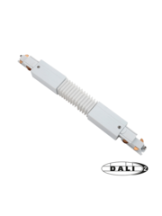 Luxar 3 Fase Rail DALI Flexibele Connector Wit