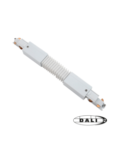 Luxar 3 Fase Rail DALI Flexibele Connector Wit