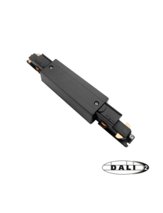 Luxar 3 Fase Rail DALI I-Vorm Connector Zwart