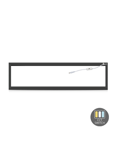 Luxar LED Frame Paneel Edge Lit 40W CCT-Switch 120×30 cm Zwart