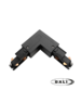 Luxar 3 Fase Rail DALI L-Vorm Connector Inside Zwart