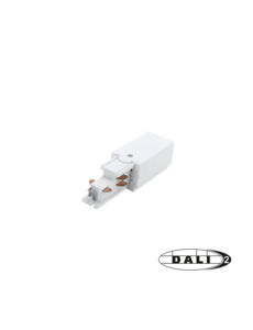 Luxar 3 Fase Rail DALI Power Connector Links Wit