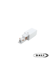 Luxar 3 Fase Rail DALI Power Connector Rechts Wit