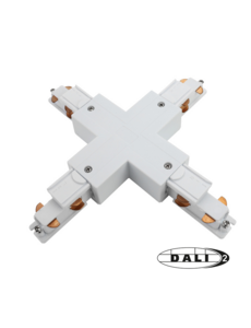 Luxar 3 Fase Rail DALI X-Vorm Connector Wit