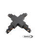 Luxar 3 Fase Rail DALI X-Vorm Connector Zwart