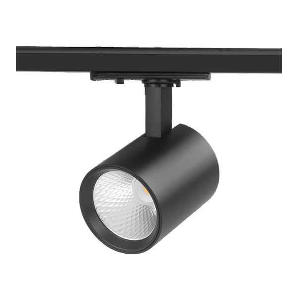 Luxar 1-Fase Railspot 10W Dimbaar CCT-Switch zwart