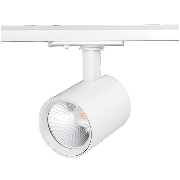 Luxar 1-Fase Railspot 10W Dimbaar CCT-Switch Wit