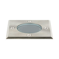 Braytron IP67 grondspot 230V GU10 vierkant RVS