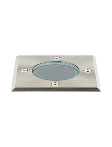 Braytron IP67 grondspot 230V GU10 vierkant RVS