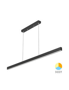 Braytron Hanglamp LED balk 30 Watt Zwart CCT