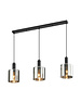 Braytron Hanglamp 3xE27 Smoky Glass