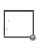 Luxar LED Frame Paneel Edge Lit 40W CCT-Switch 60x60 cm Zwart