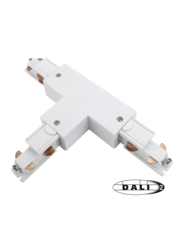 Luxar 3 Fase Rail DALI T-Vorm Connector Right Inside Wit