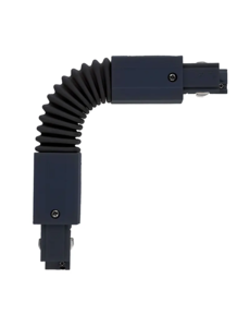 Luxar 3 Fase Rail flexibele connector  Zwart