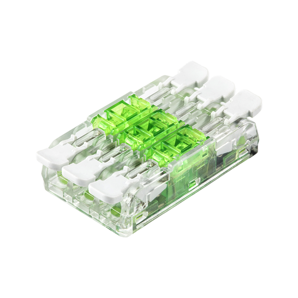 Luxar Universele Doorvoerlasklem 3 Draden 0,2-4,0mm² 50 stuks