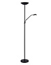 Lucide ZENITH Leeslamp LED Dimbaar 20W+4W 3000K - Zwart