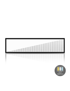 Luxar Back-lit LED Paneel 120x30cm 30W CCT-Switch Zwart