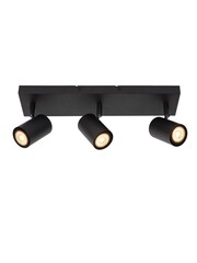 Lucide Plafondspot 3xGU10 Zwart
