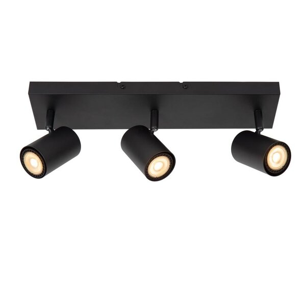 Lucide Lucide AMIGO Plafondspot 3xGU10 Zwart