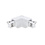 Luxar Luxar Inbouw 3 Fase L-Vorm Connector Outside Wit