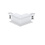 Luxar Luxar Inbouw 3 Fase L-Vorm Connector Outside Wit