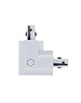 Luxar Inbouw 3 Fase L-Vorm Connector Outside Wit