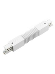 Global Trac Lighting Systems Global 3 Fase-Rail flexibele connector  wit