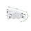 Luxar Luxar Inbouw 3 Fase T-Vorm Connector Right-1 Wit