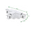 Luxar Luxar Inbouw 3 Fase T-Vorm Connector Right-2 Wit