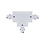 Luxar Luxar Inbouw 3 Fase T-Vorm Connector Right-2 Wit