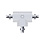 Luxar Luxar Inbouw 3 Fase T-Vorm Connector Right-2 Wit